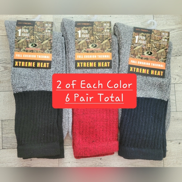 Mossy Oak Other - 🧦MOSSY OAK Men's Full Cushion Thermal Xtreme Heat Winter Socks